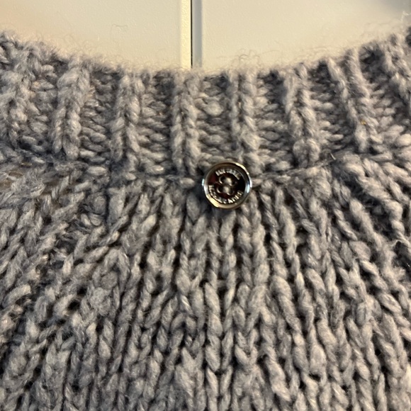 Michael Kors L/XL Gray Cape Poncho - Picture 7 of 9